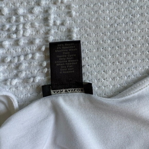 Ann Taylor factory womens size Small solid white cowl neck sleeveless tank top - Picture 6 of 7